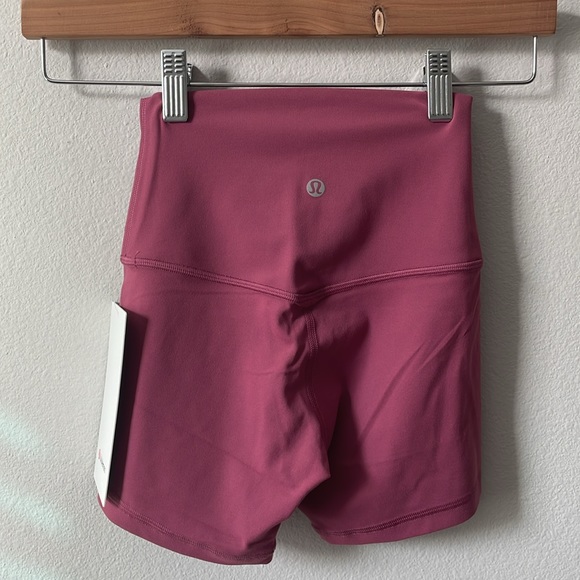 NWT Lululemon Align High-Rise Short 4" Washed Mauve Size 2 - Picture 2 of 7